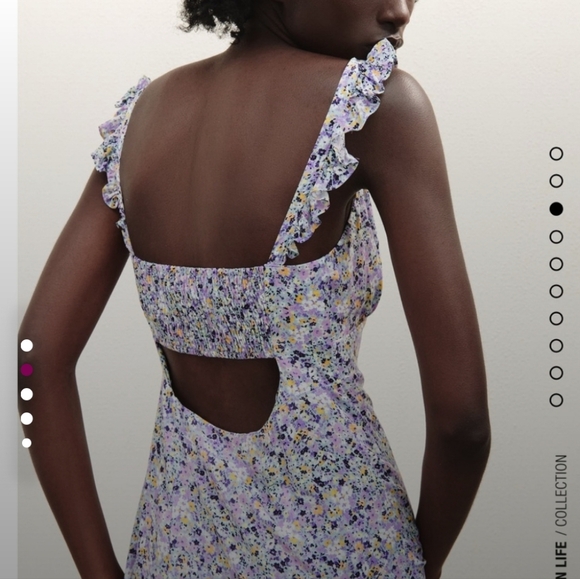 Zara Ditsy Floral Maxi Dress- XS - Picture 13 of 13
